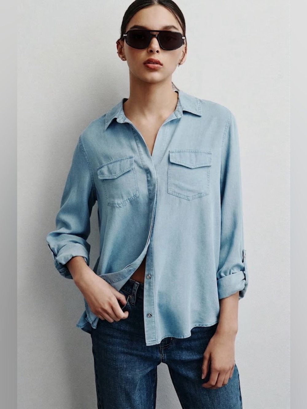 Aritzia Babaton Utility Shirt Women’s size Small